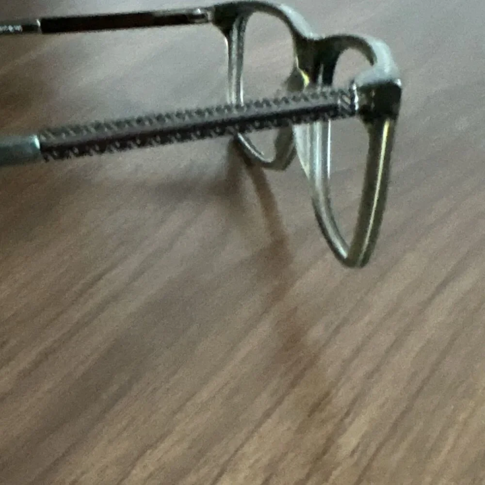 Joseph Abboud JAA107 Olive Crystal  Eyeglass Frame size 53-17-140 used w/case